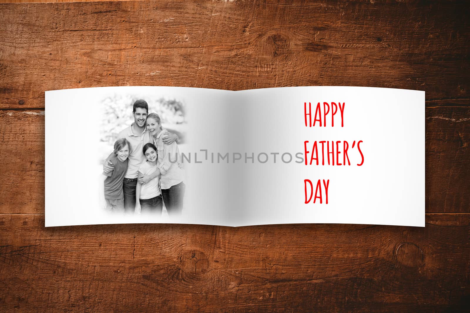 Composite image of happy family by Wavebreakmedia