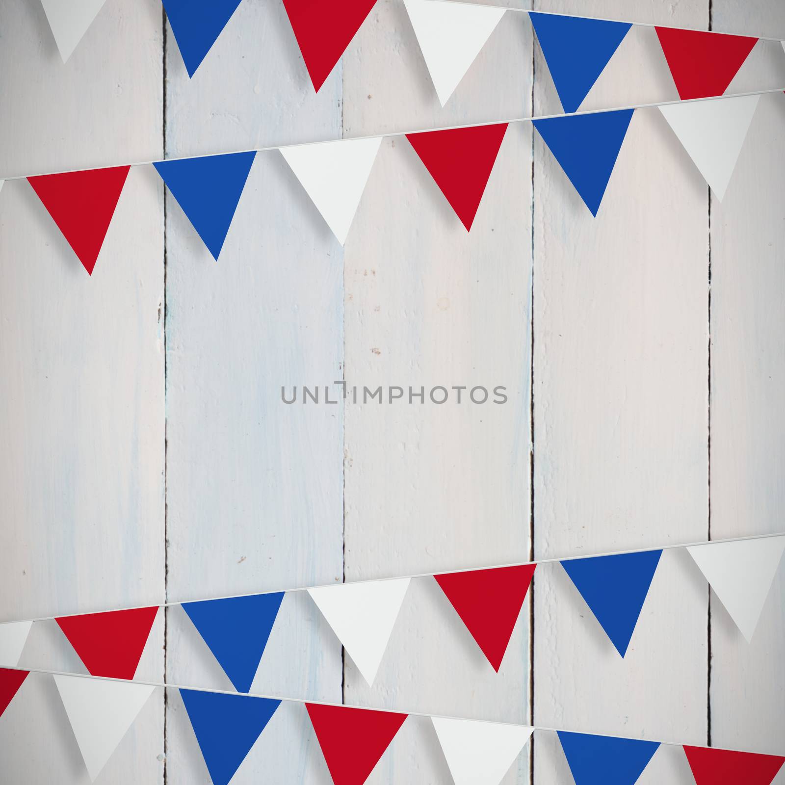 Focus on party frame against wooden planks