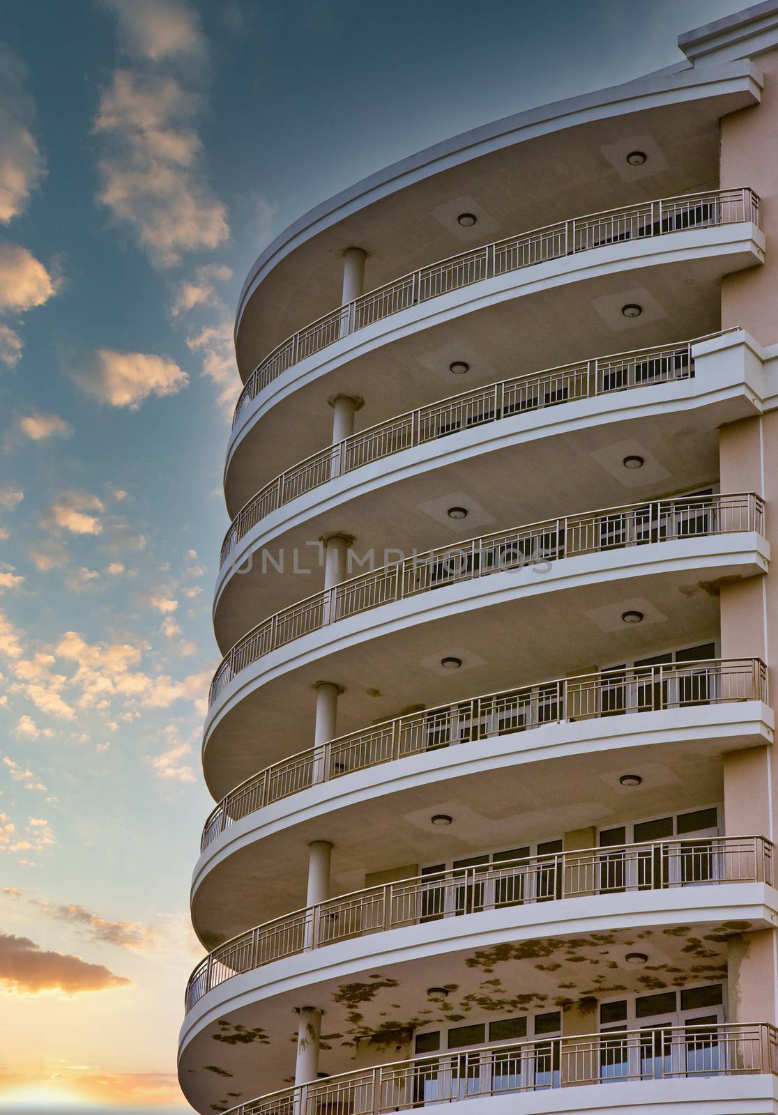 Large Round Balconies by dbvirago