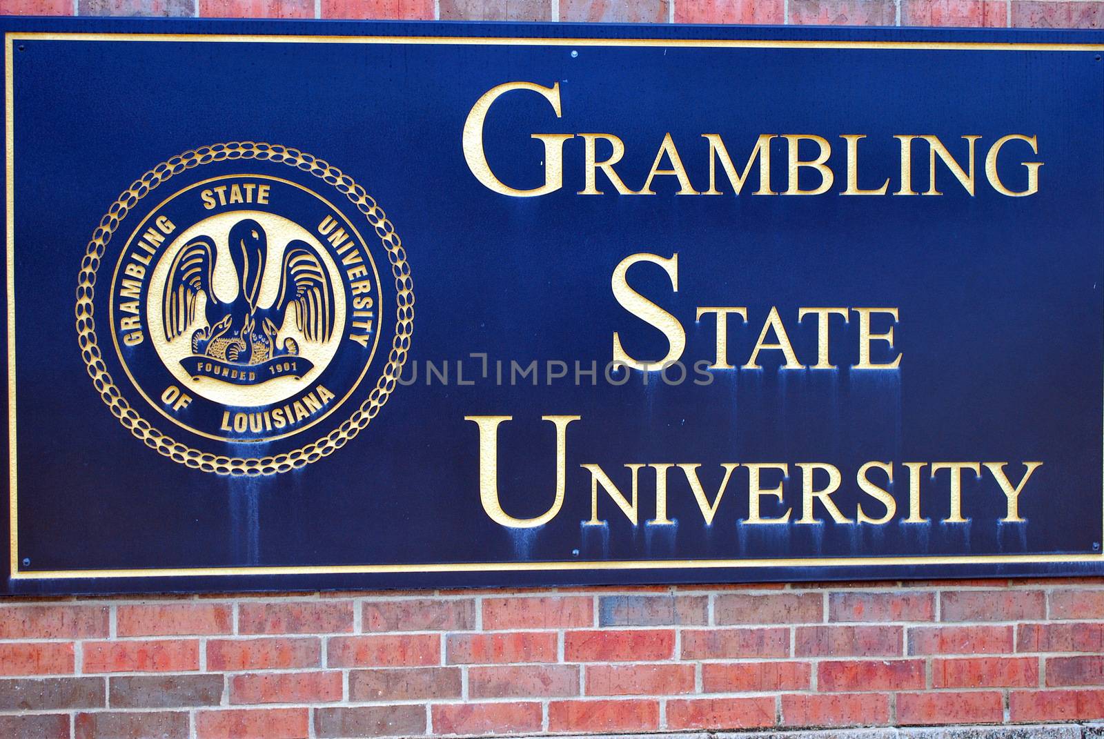 Grambling state University sign. by oscarcwilliams