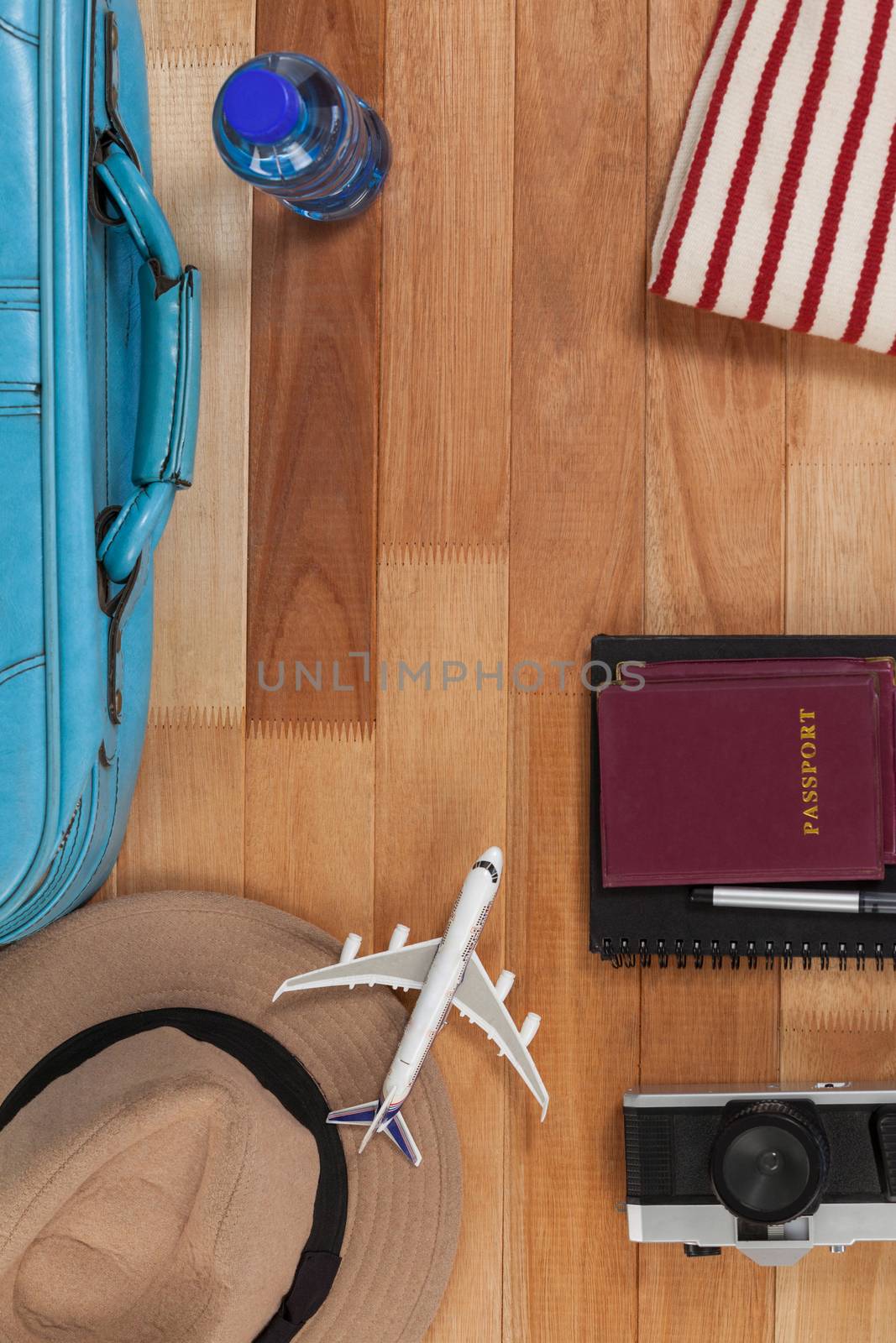 Holiday and tourism conceptual image with travel accessories by Wavebreakmedia