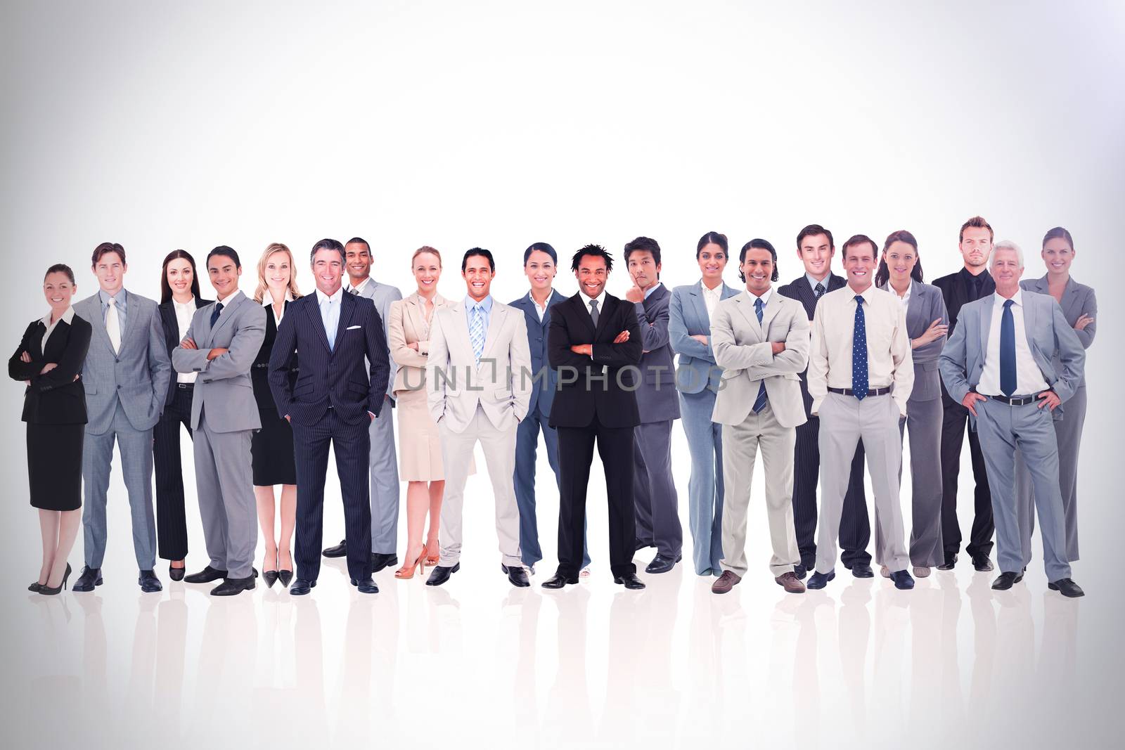 Business people standing up 3d by Wavebreakmedia