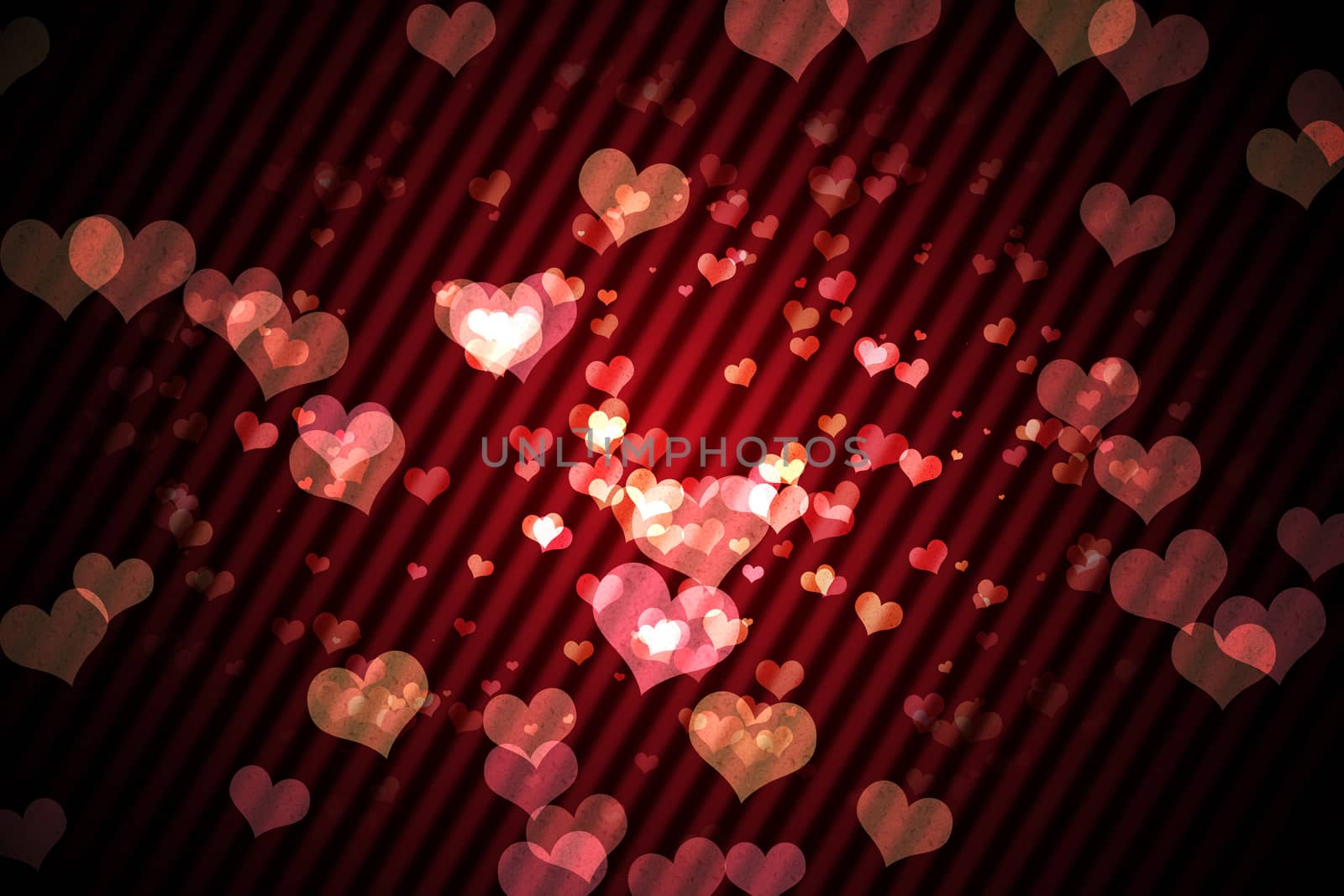 Digitally generated girly heart design by Wavebreakmedia