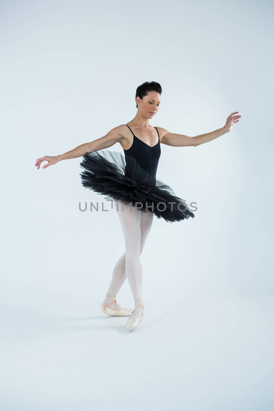 Ballerina practicing ballet dance by Wavebreakmedia