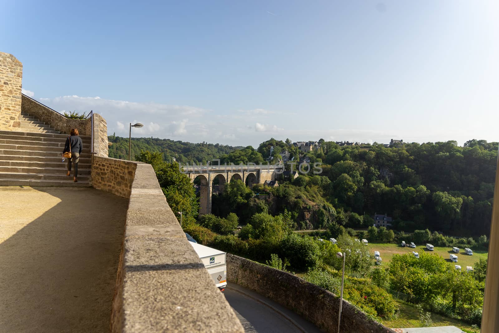 Travel for historic architecture in Britanny summer tourism attraction