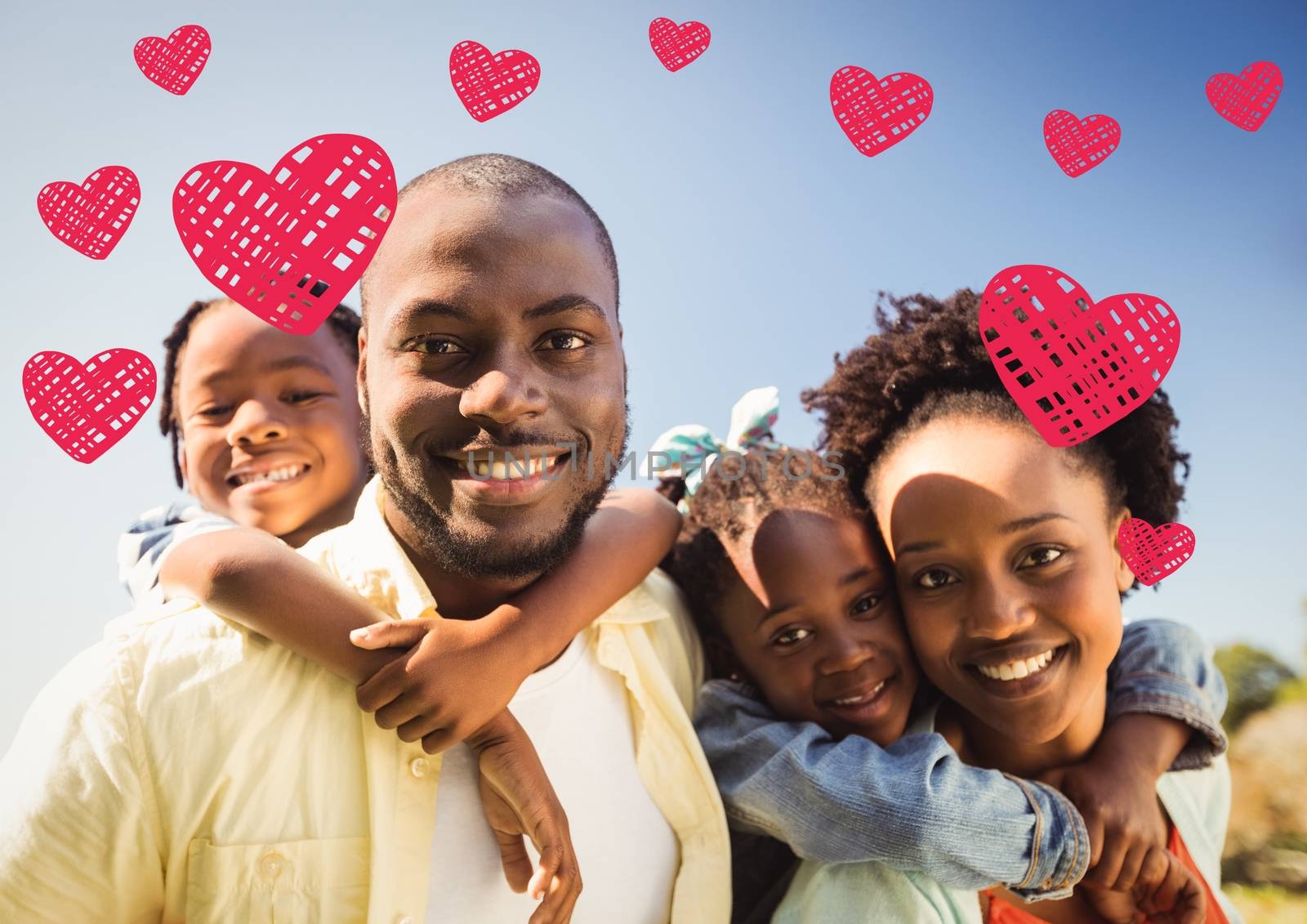 Portrait of happy family by Wavebreakmedia