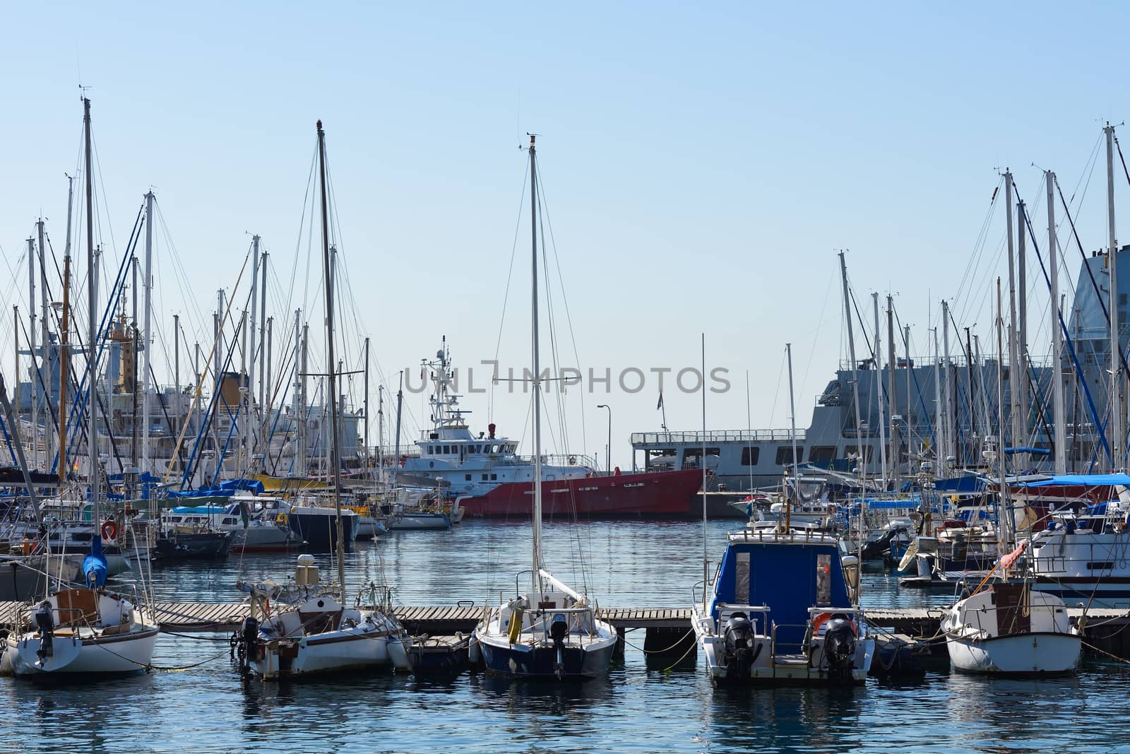 Yachts And Boats At Simon's Town Wharf by jjvanginkel