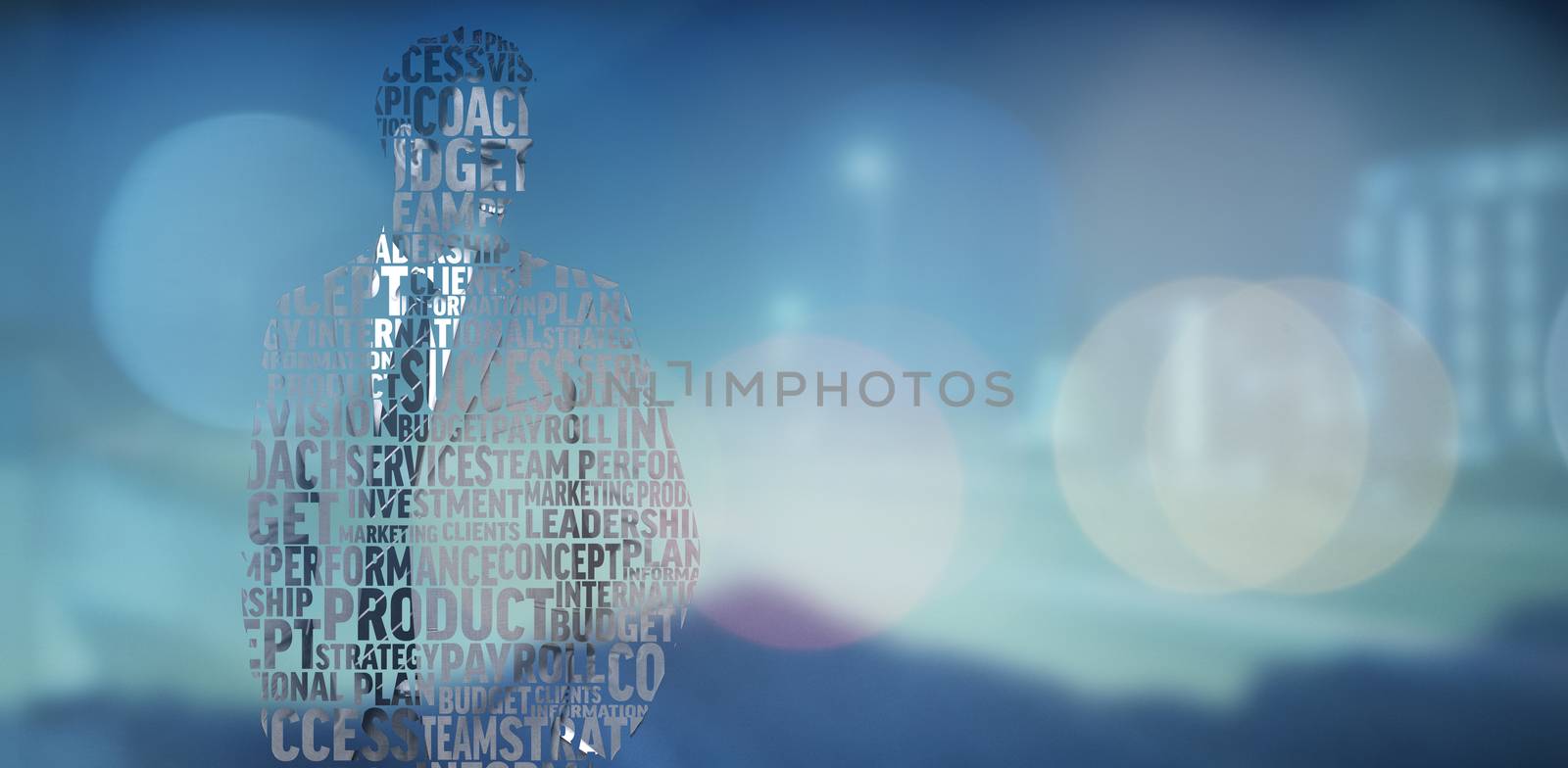 Composite image of businessman in buzzwords by Wavebreakmedia
