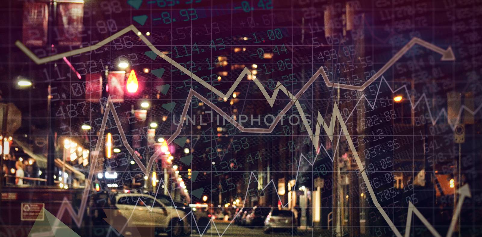 Composite image of stocks and shares by Wavebreakmedia