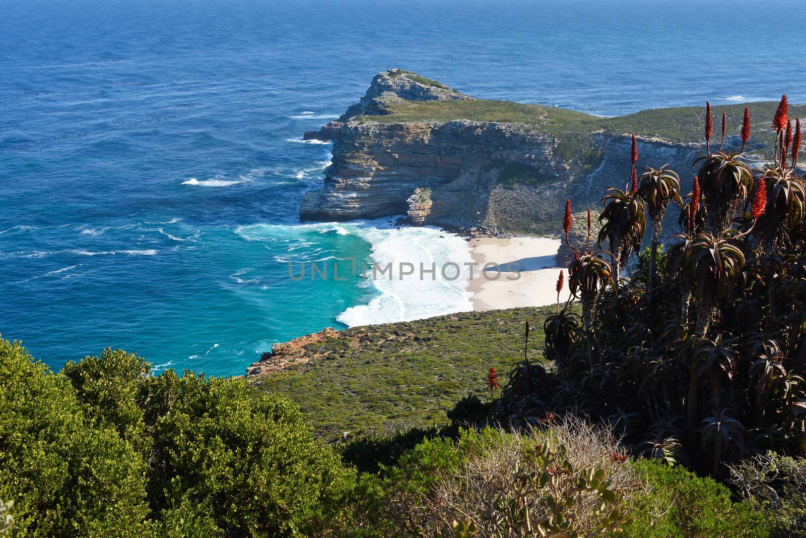 Dias Beach at the Cape of Good hope near Cape Town, South Africa