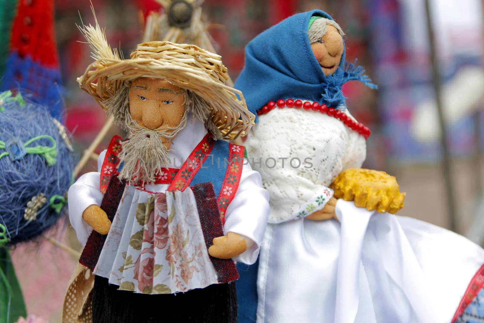 National Belarusian dolls.Ethnic Toys