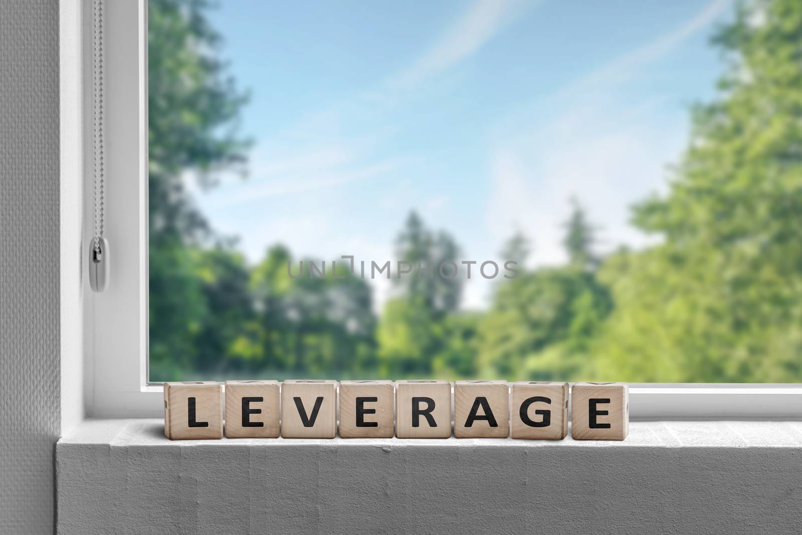 Leverage word in a window with a view by Sportactive