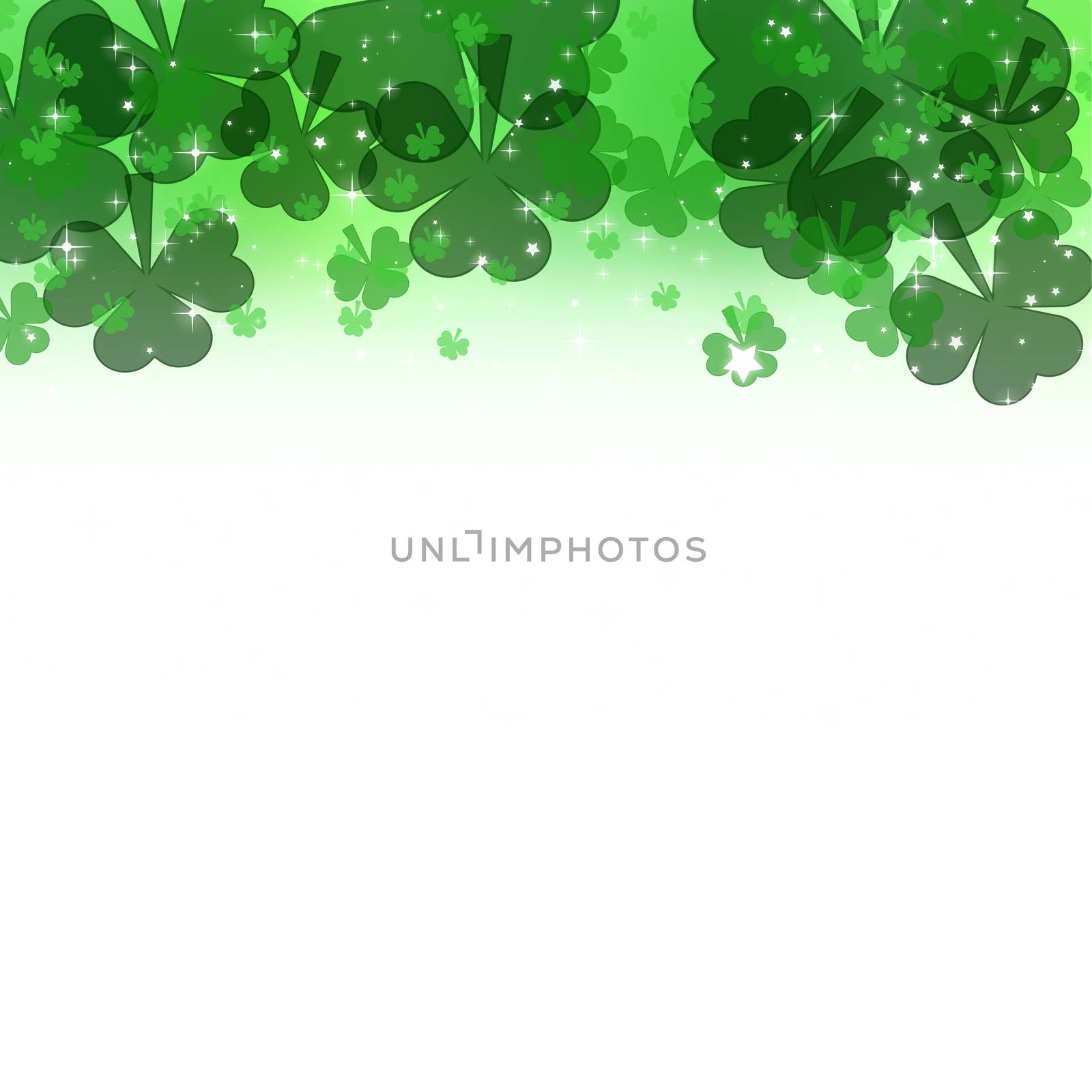 Digital composite of Patricks day wallpaper