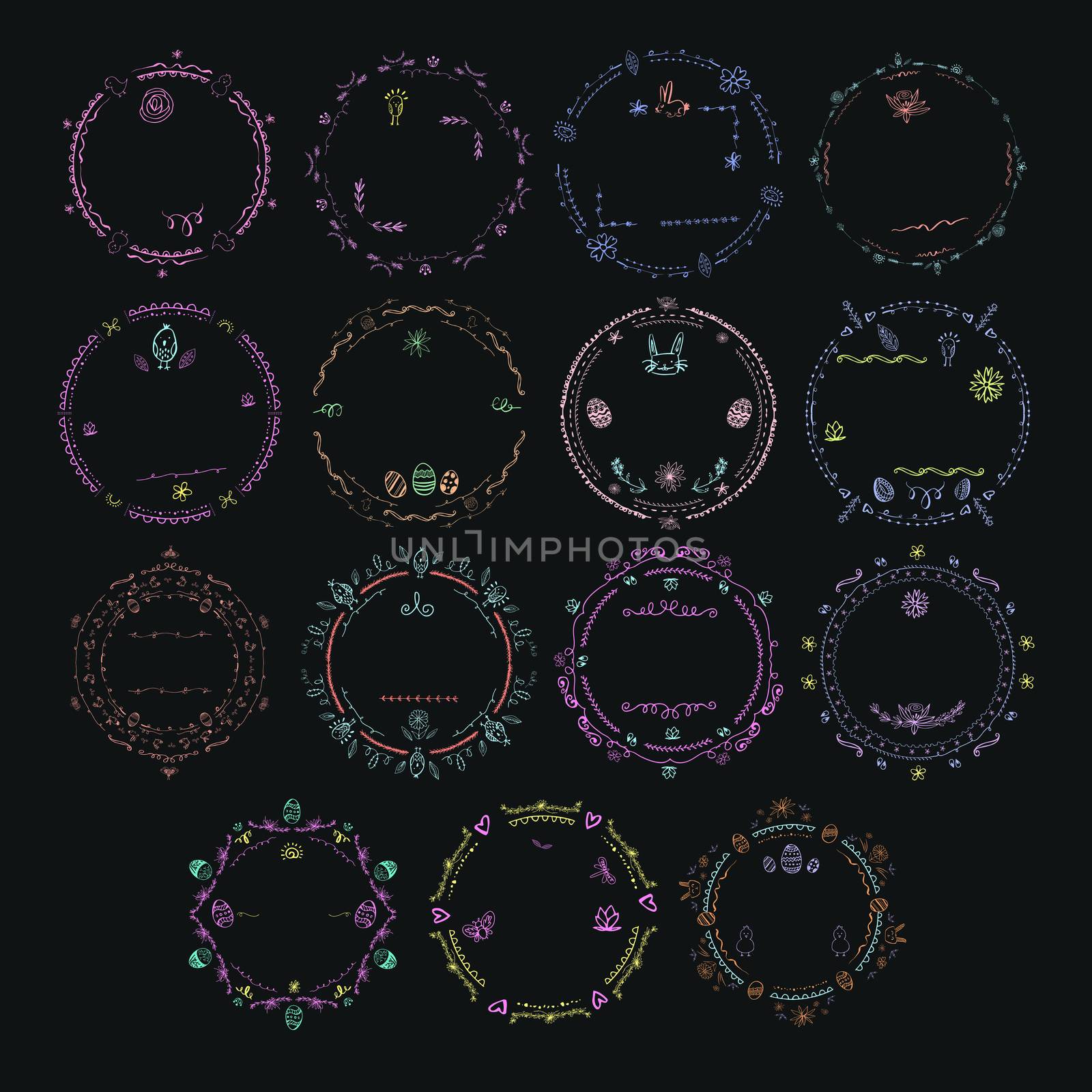 Vector icon of frames against white background