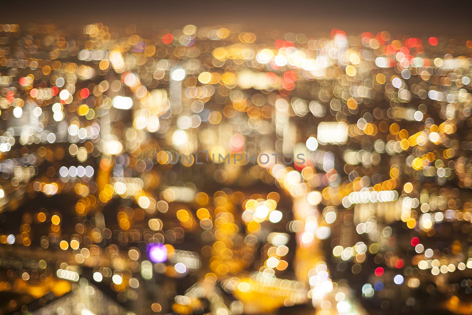 City lights out of focus by conceptualmotion
