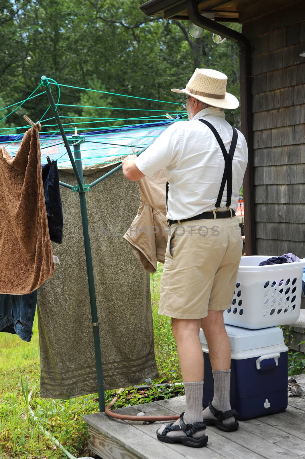 Wash day outdoors. by oscarcwilliams