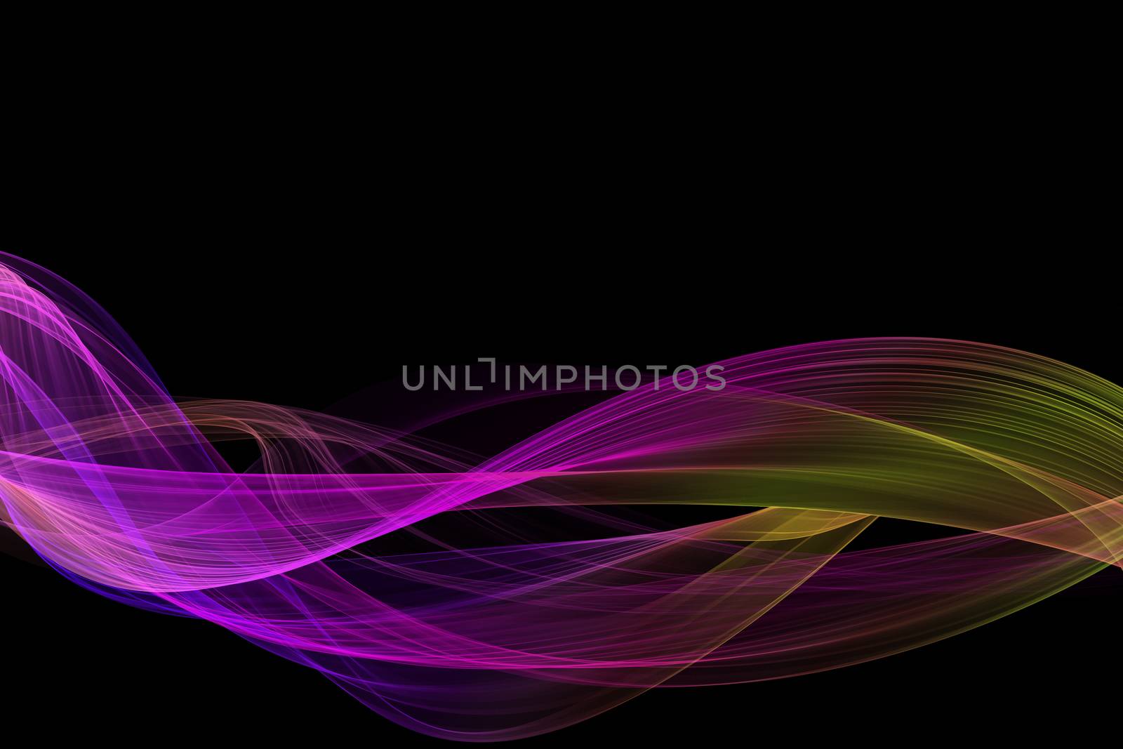 Wavy abstract background in two colors. by GraffiTimi