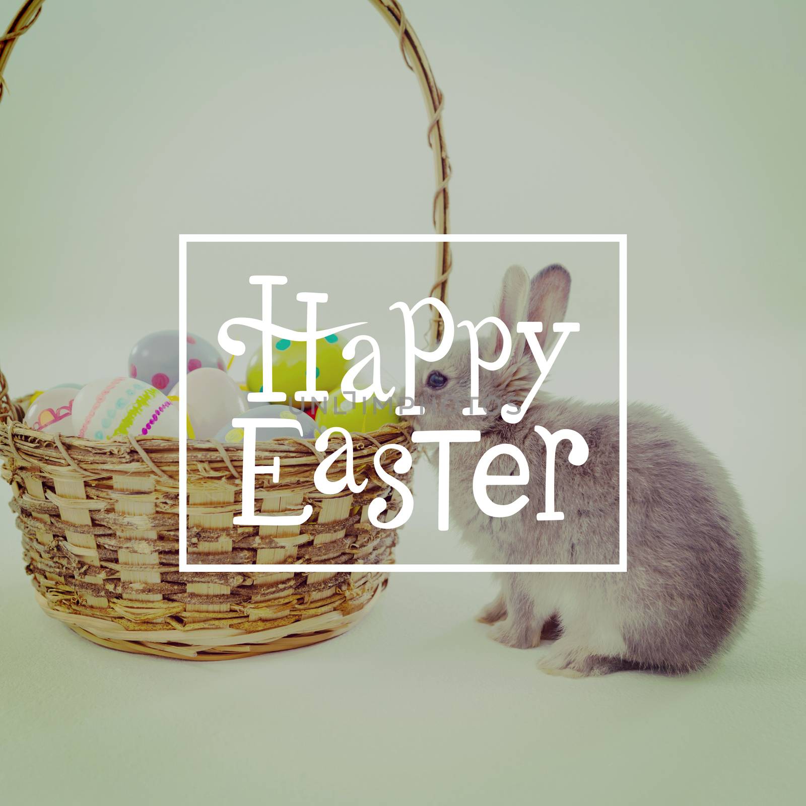 Composite image of happy easter by Wavebreakmedia