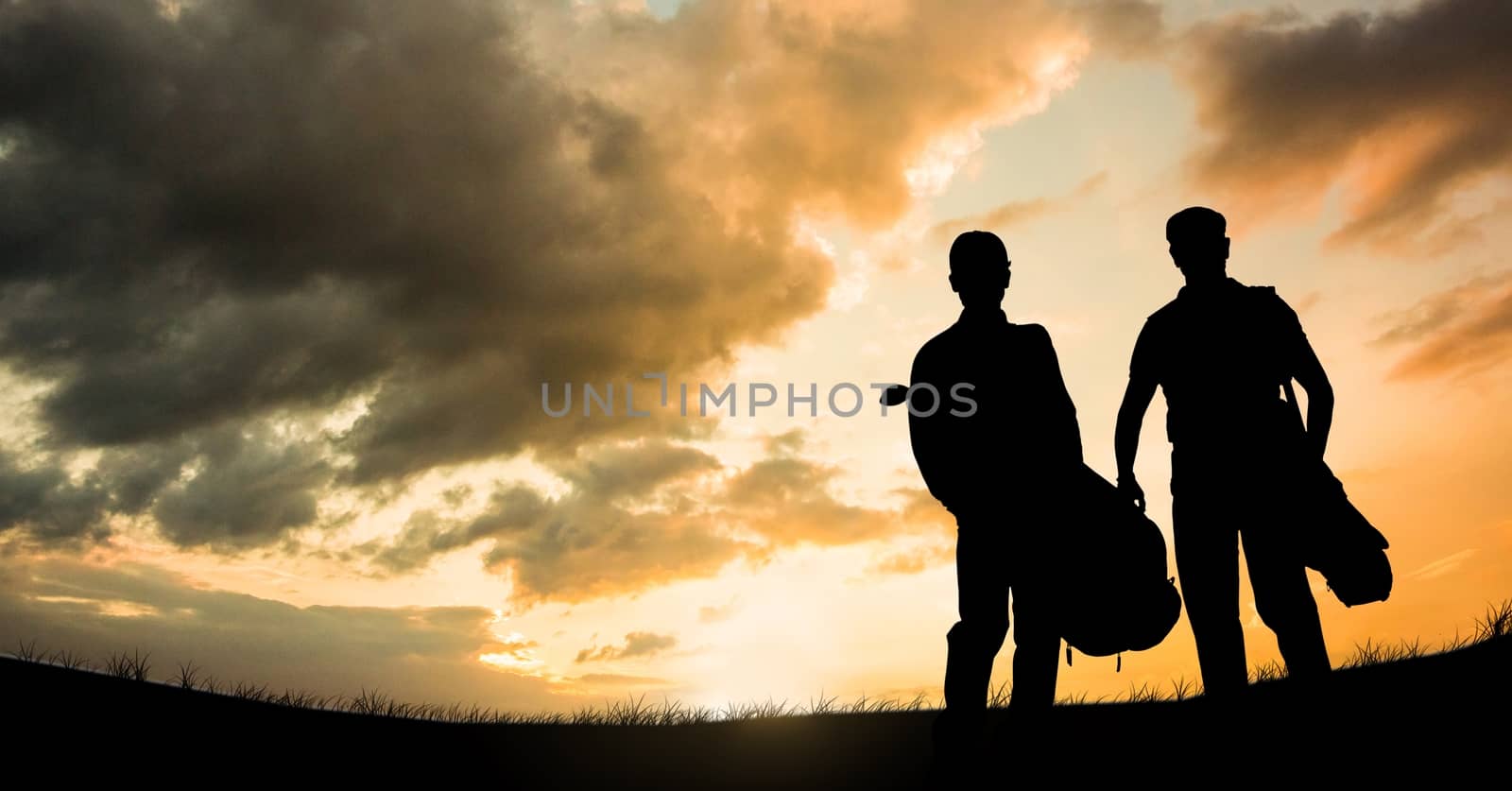 Composite image of people outdoor by Wavebreakmedia