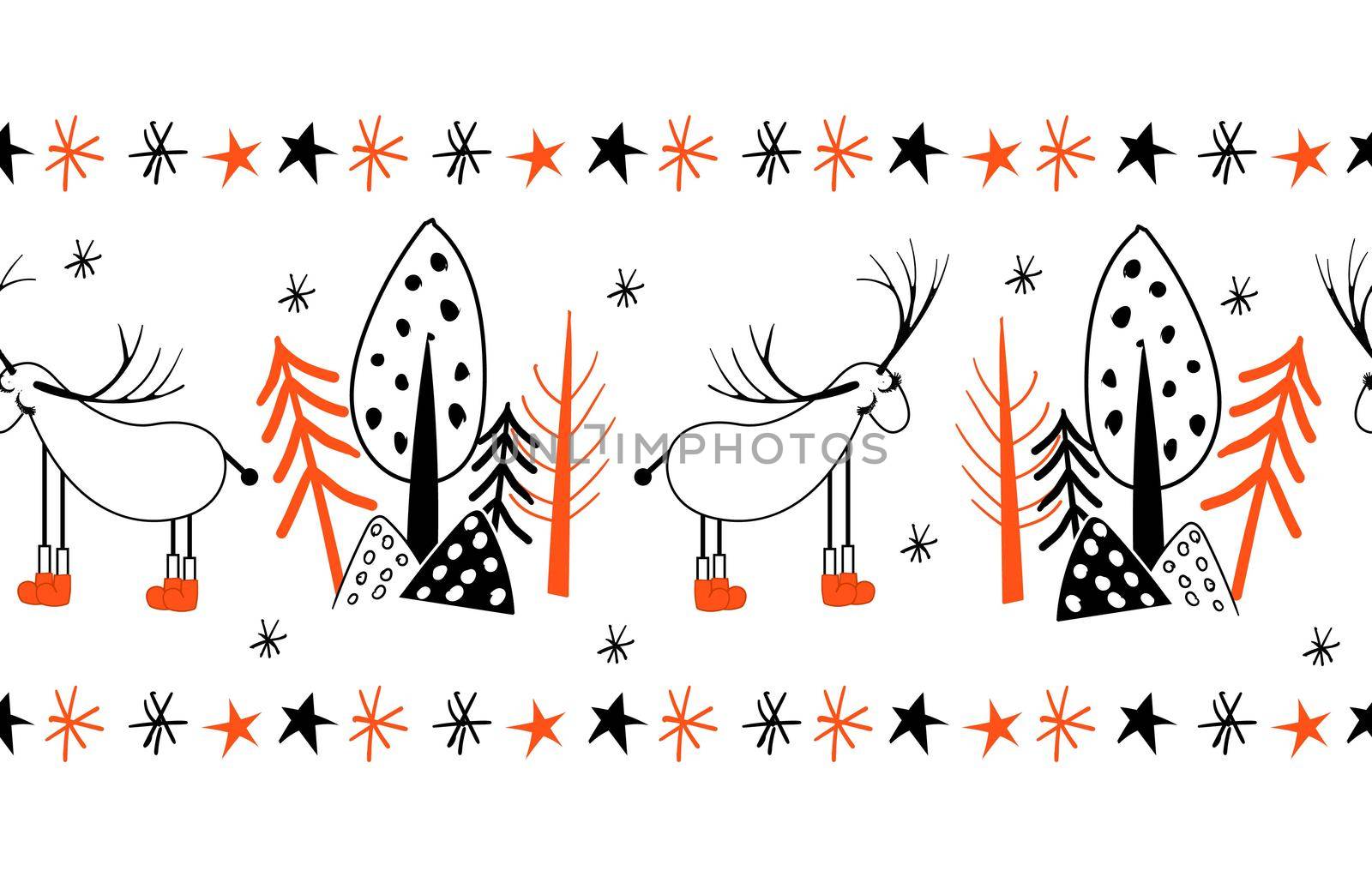 christmas pattern design. illustration