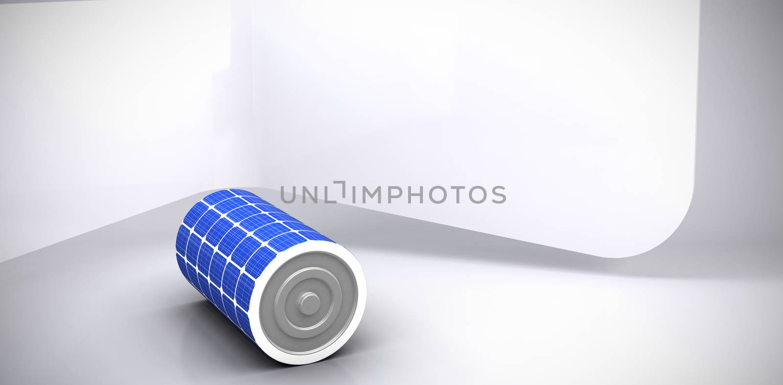 Composite image of vector image of 3d solar battery by Wavebreakmedia