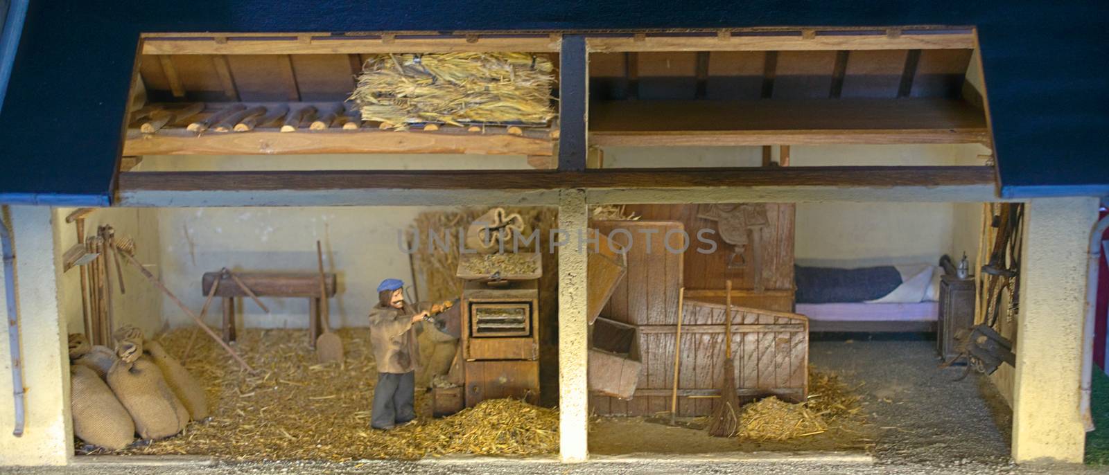 Small scale representation of a work in an old mill by sheriffkule