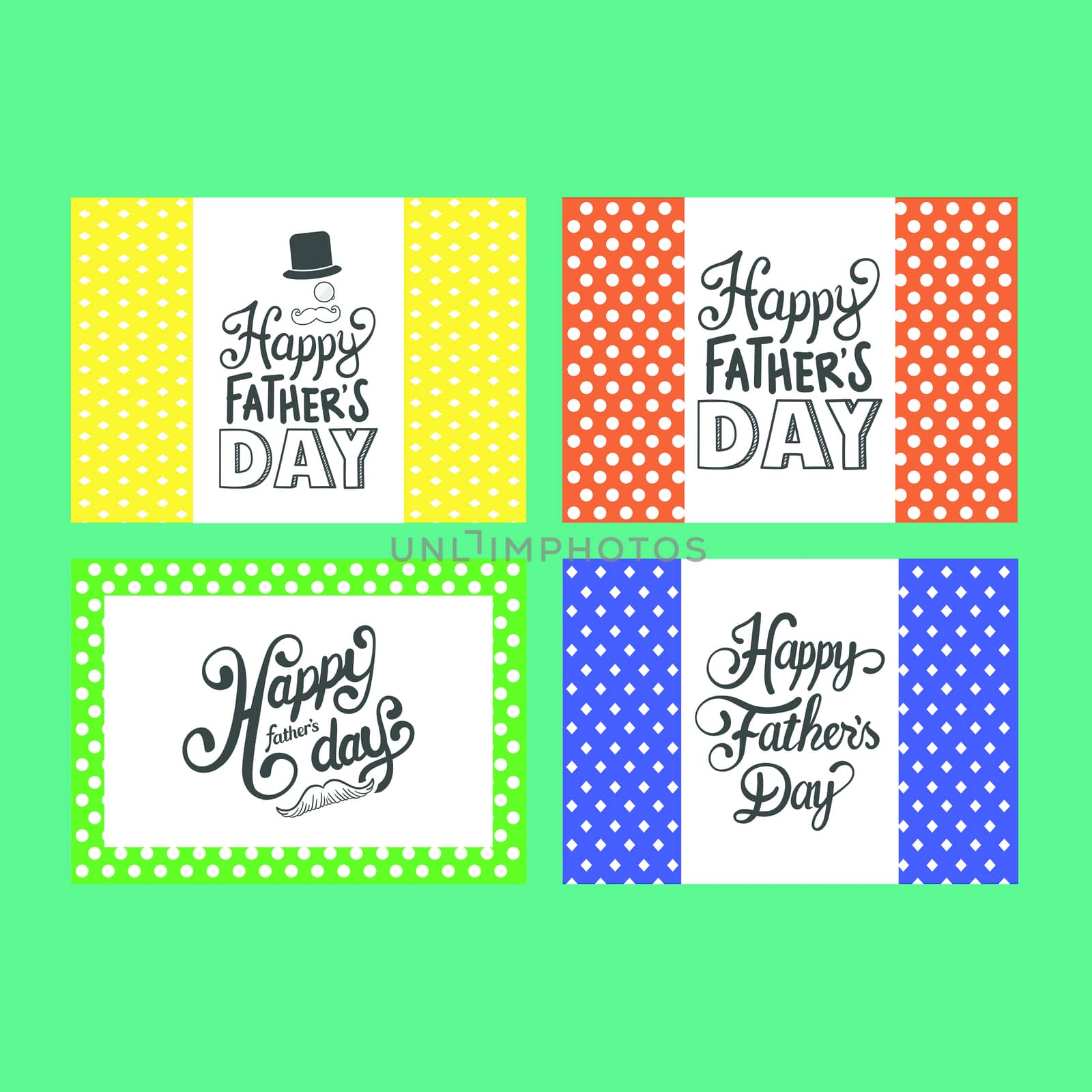 Greeting card with fathers day message by Wavebreakmedia