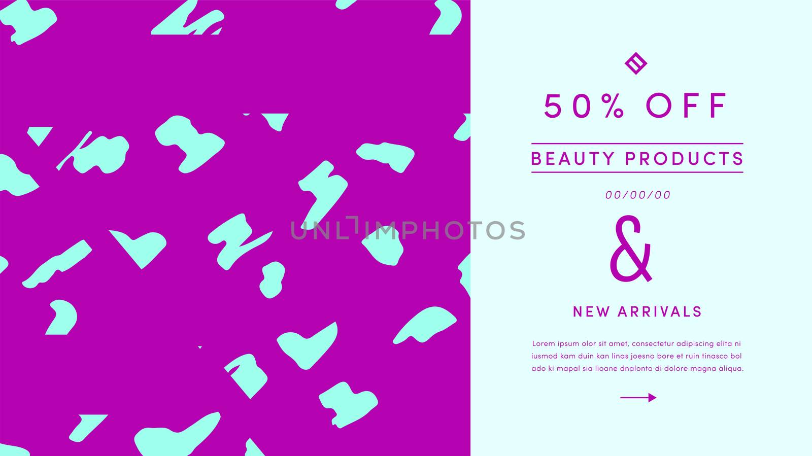 Vector set of greetiing card with beauty products text against white background