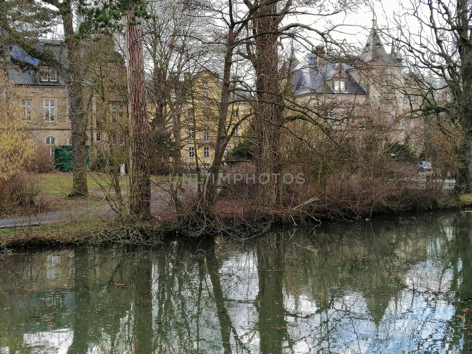 Bueckeburg Castle. Palace in Lower Saxony, Germany. by Lenkapenka