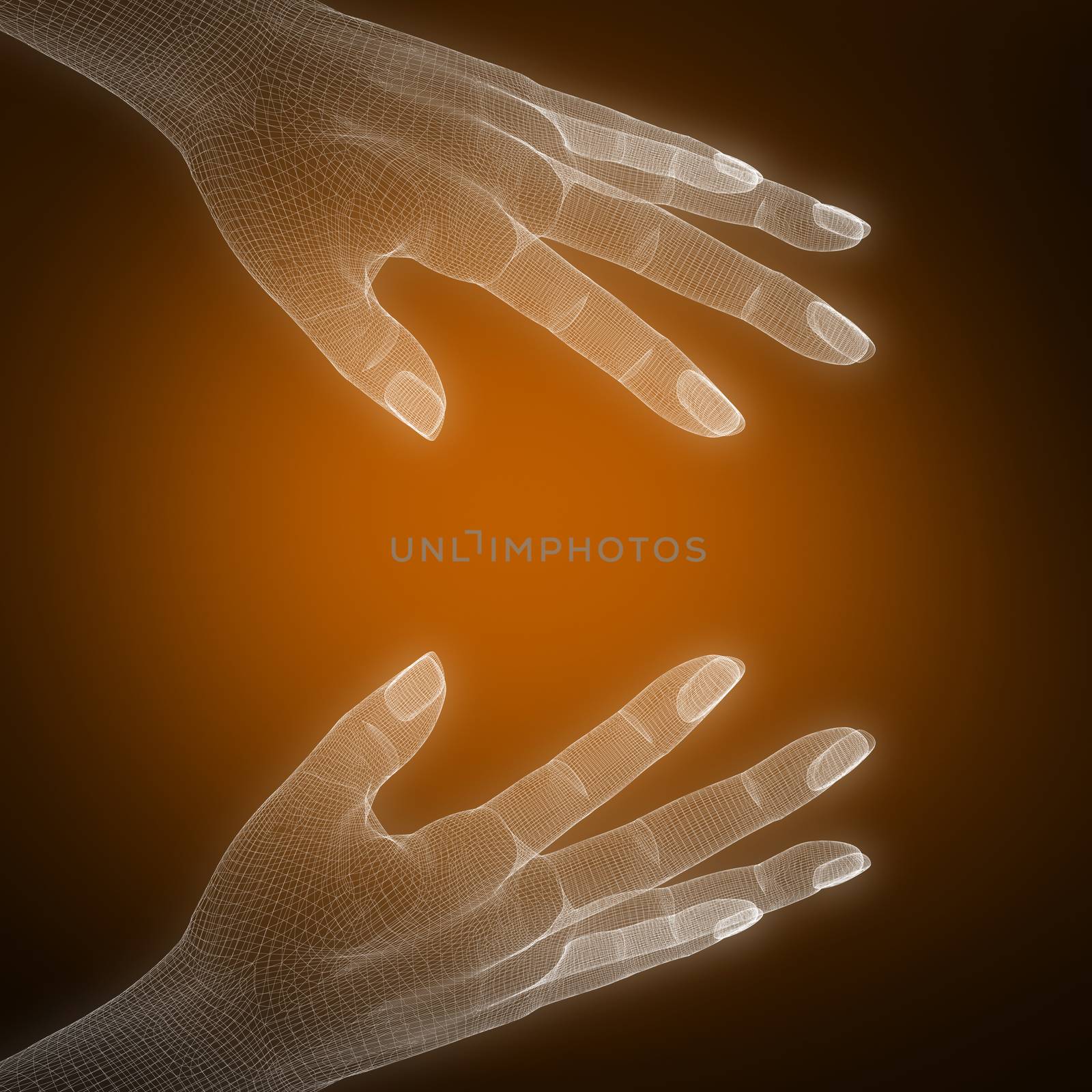 Composite image of 3d image of human hand by Wavebreakmedia