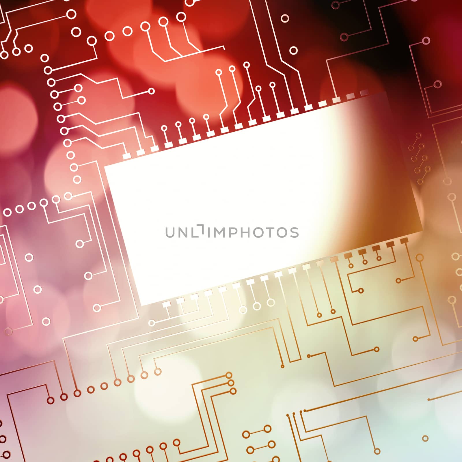 Composite image of circuit board against white background by Wavebreakmedia