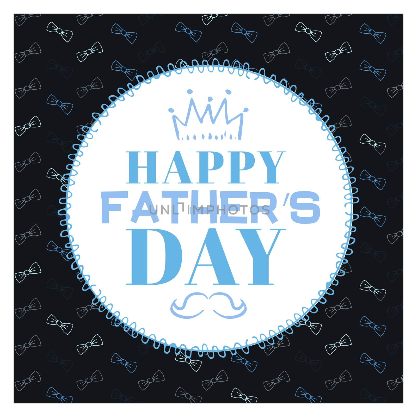 Greeting card with fathers day message by Wavebreakmedia