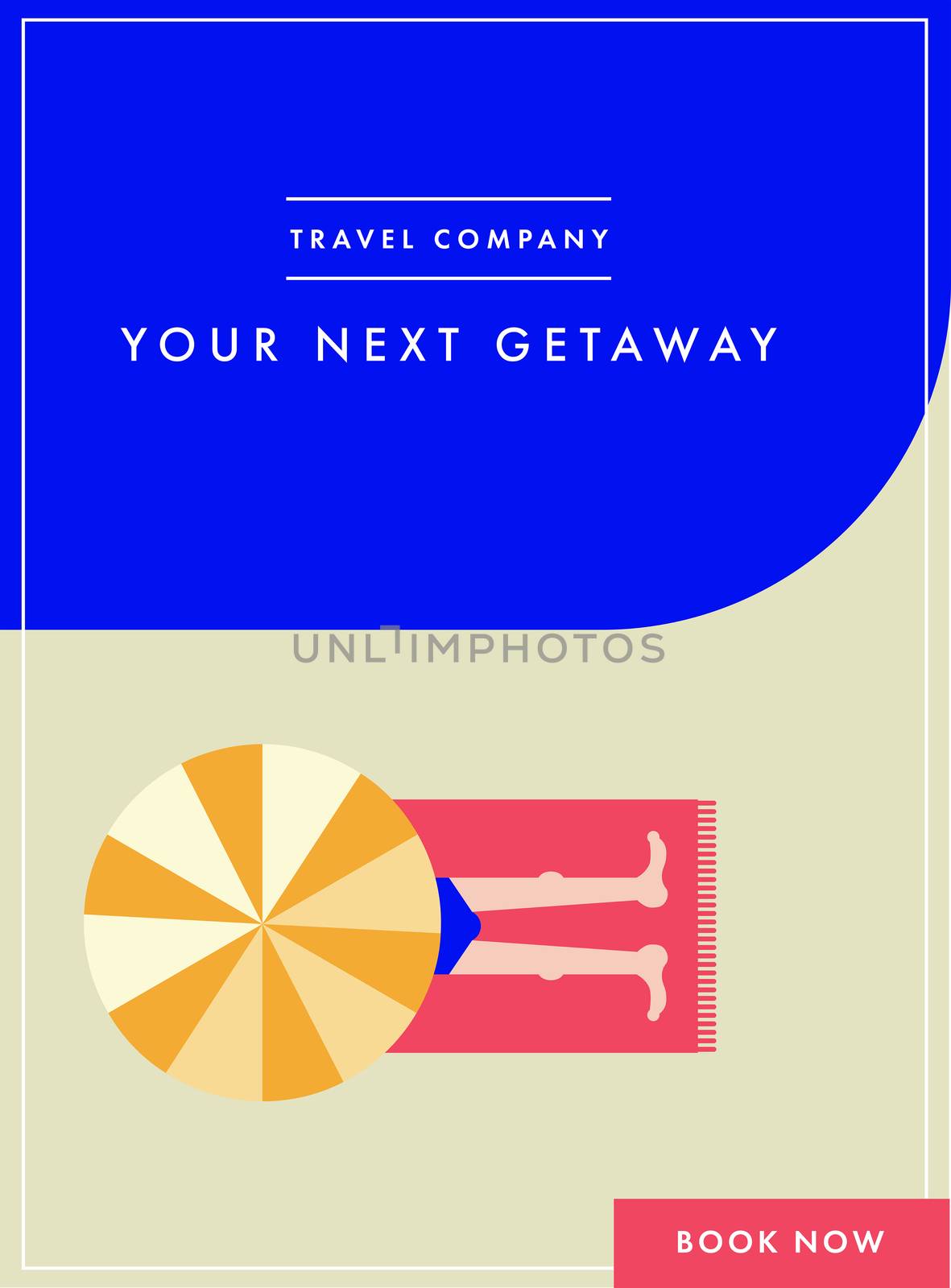 Travel company coupon with text message by Wavebreakmedia