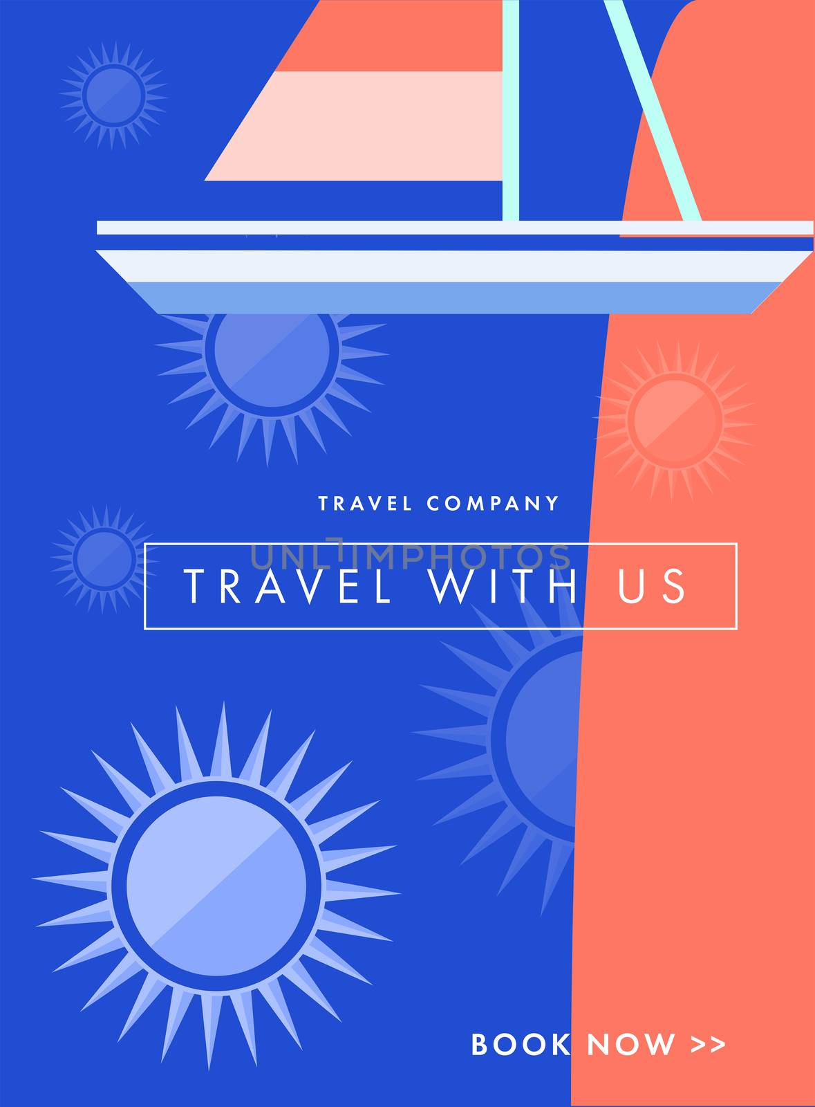 Travel company coupon with text message by Wavebreakmedia