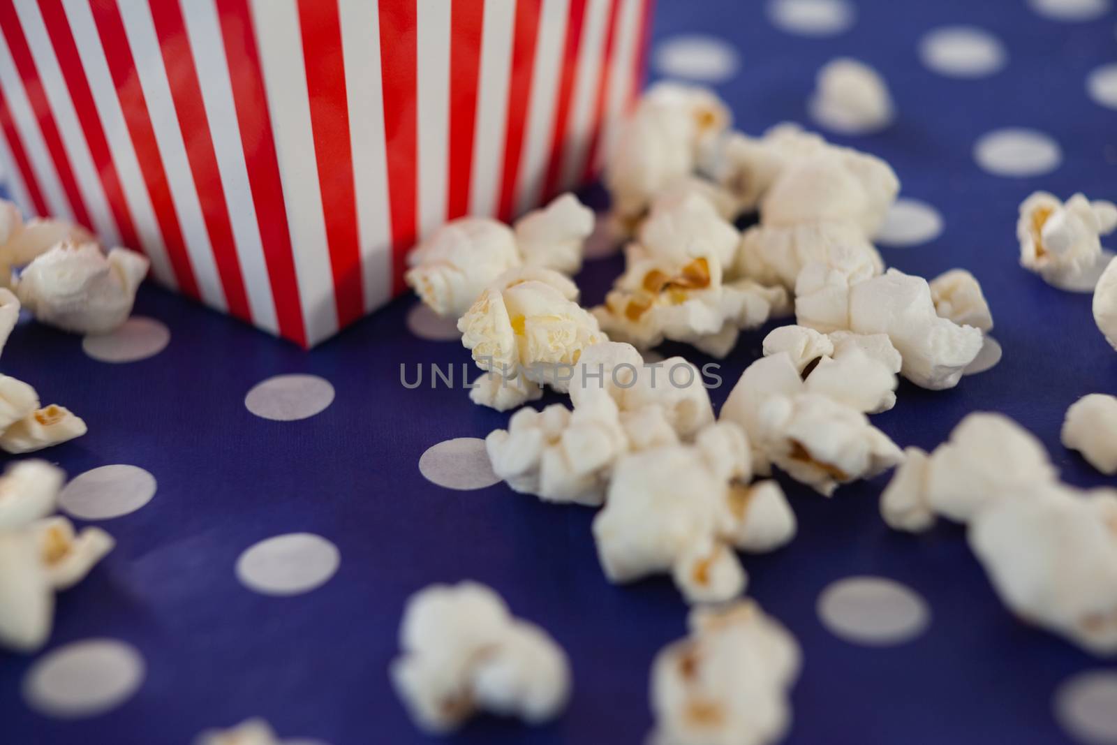 Popcorn with 4th july theme by Wavebreakmedia