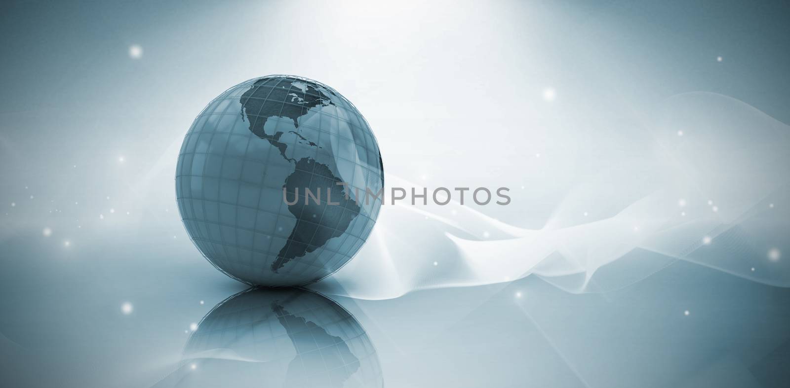 Composite image of 3d image of globe by Wavebreakmedia