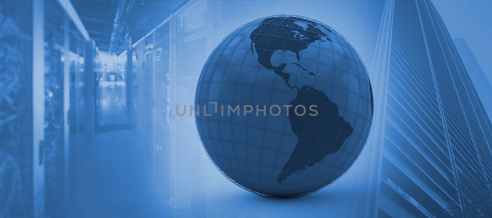 Composite image of 3d image of globe by Wavebreakmedia