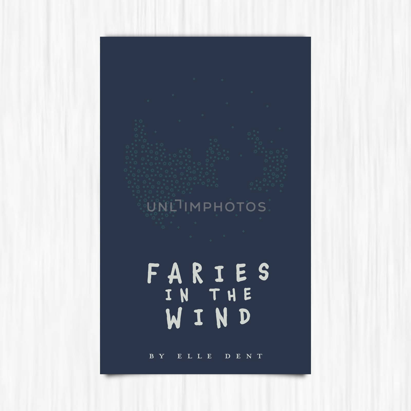 Vector of novel cover with faries in the wind text by Wavebreakmedia