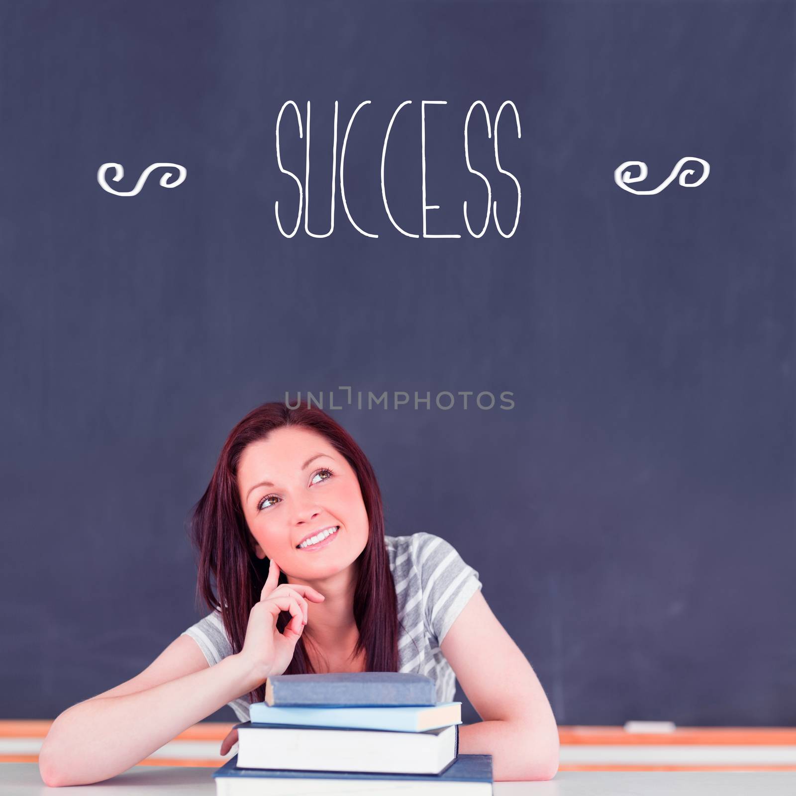 The word success against student thinking in classroom