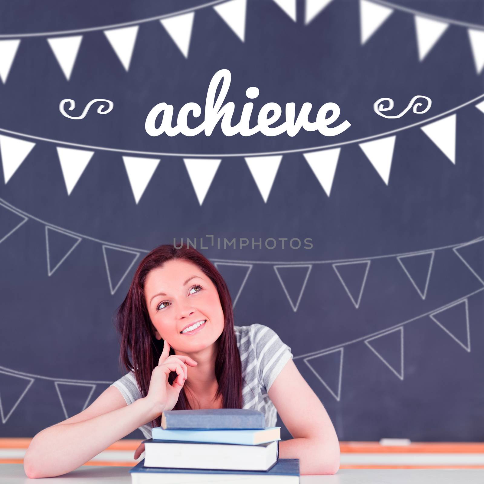 Achieve against student thinking in classroom by Wavebreakmedia