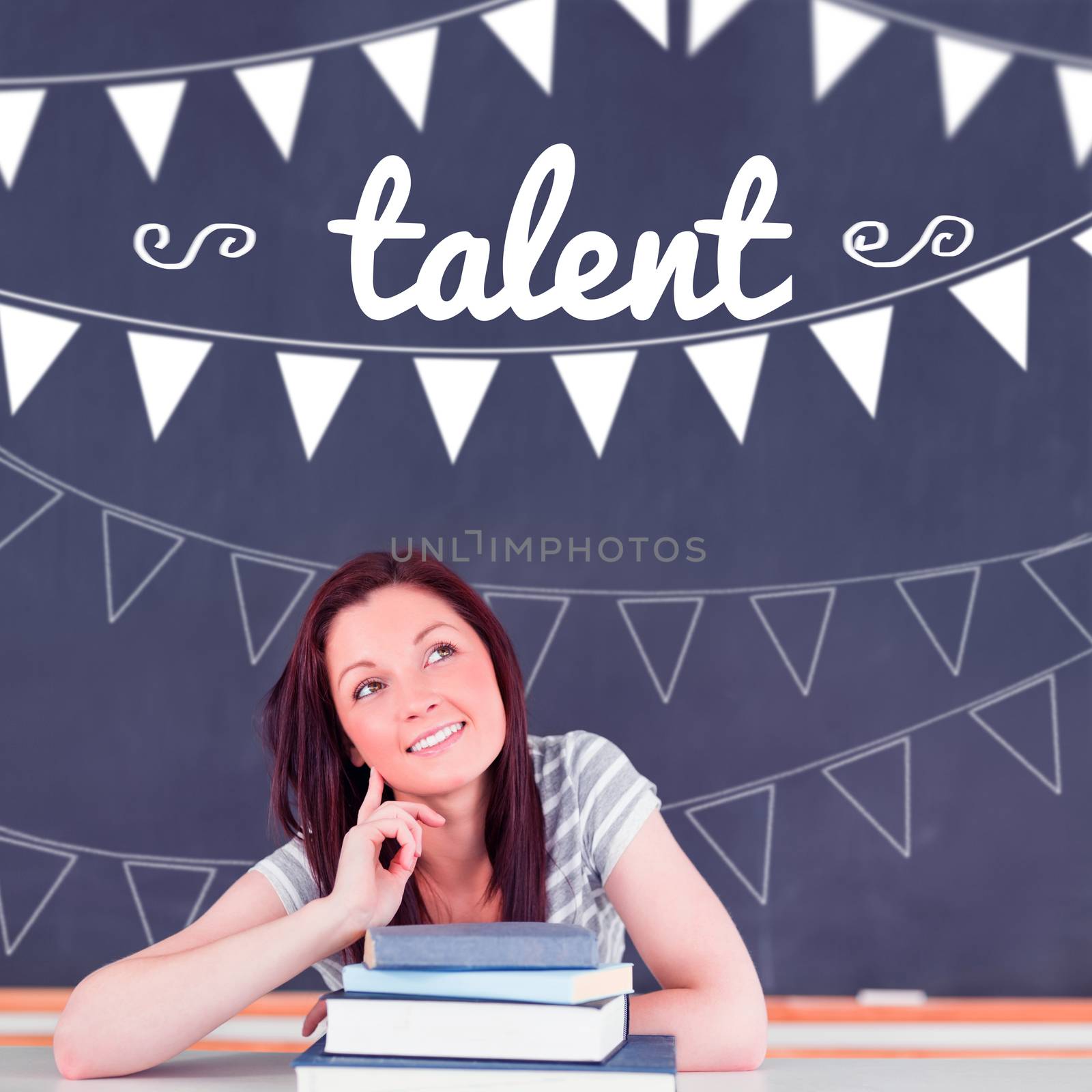 The word talent and bunting against student thinking in classroom