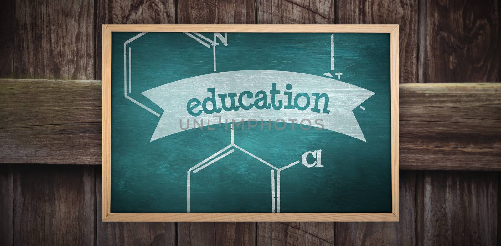Image of ac chalkboard against education against green chalkboard