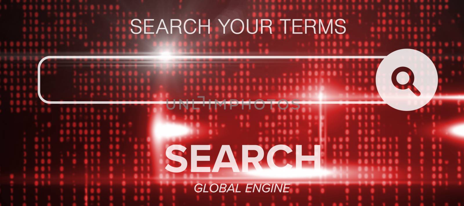 Composite image of digital composite image of search engine logo by Wavebreakmedia