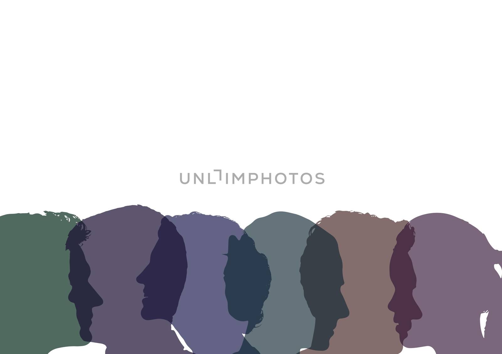 dark color silhouette of people by Wavebreakmedia