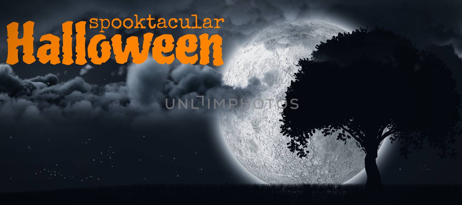 Composite image of graphic image of spooktacular halloween text by Wavebreakmedia