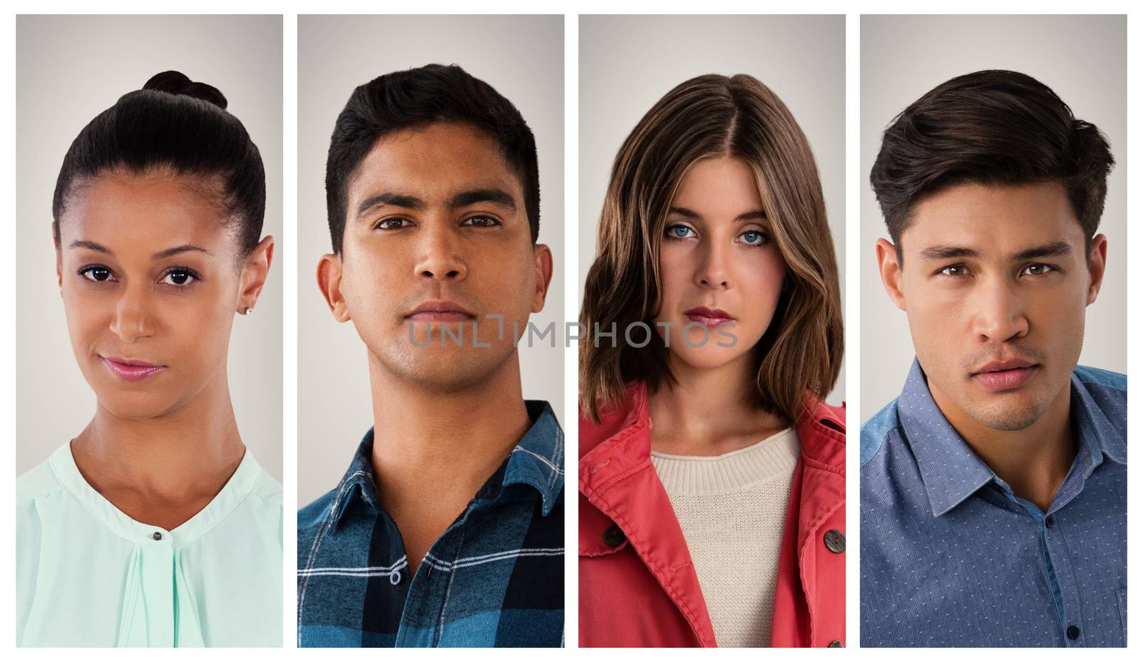 People collage portrait by Wavebreakmedia