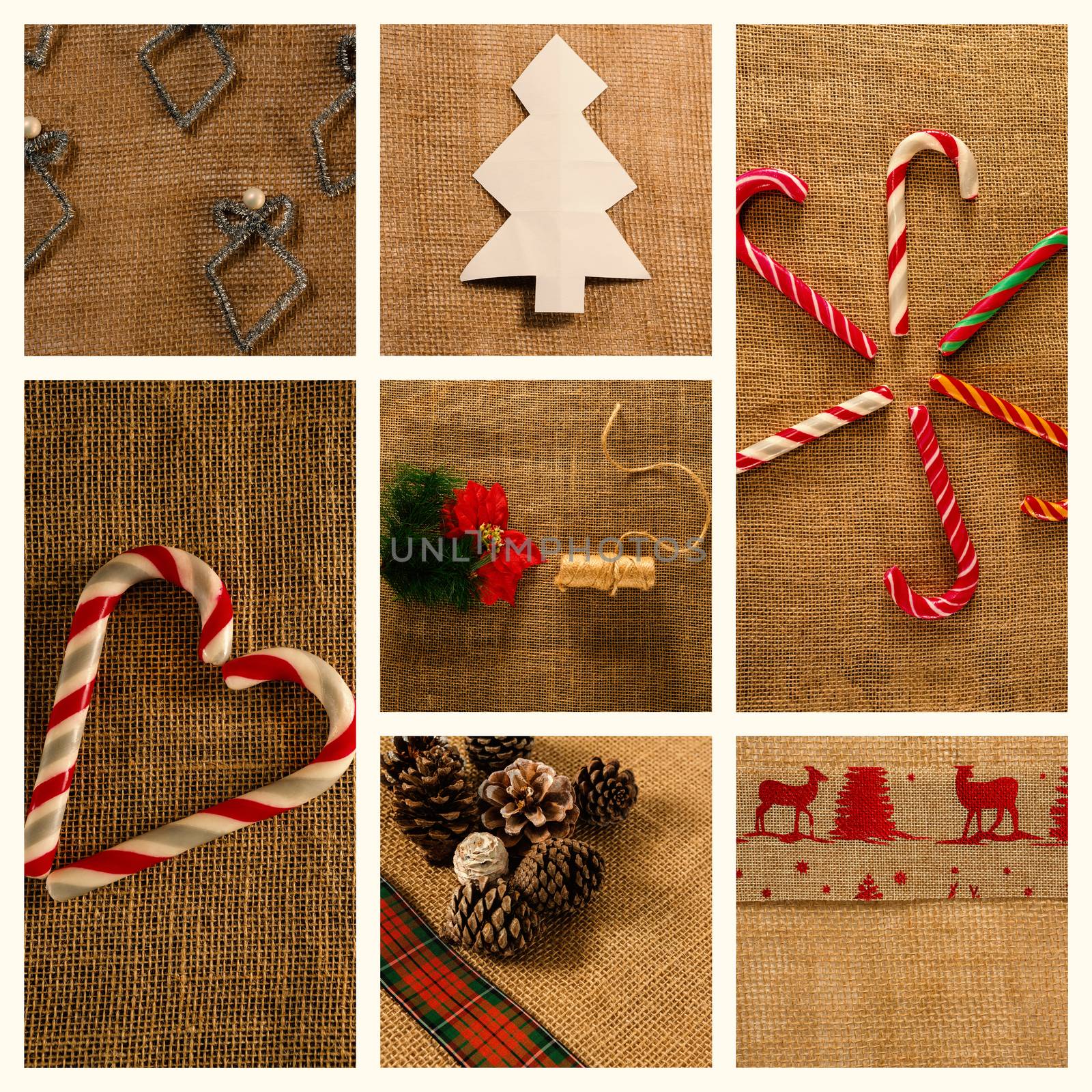 Christmas candy and decoration by Wavebreakmedia