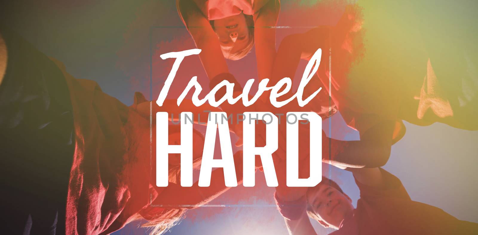 Composite image of travel hard by Wavebreakmedia