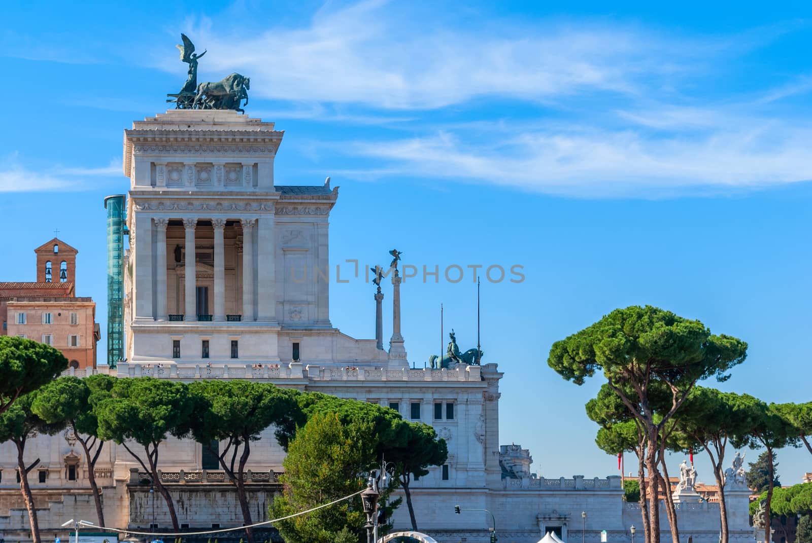 Monument of Victor Emmanuel: Altare della Patria, Rome, Italy by Zhukow
