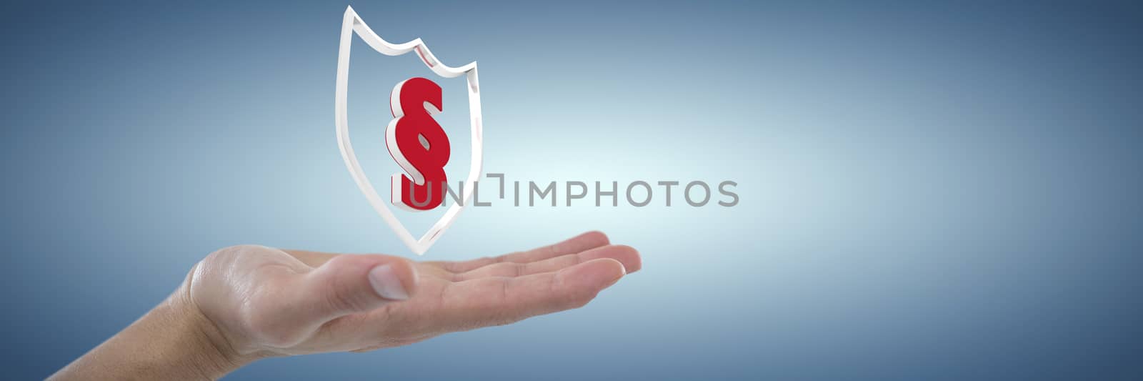 Composite image of hand of man pretending to hold an invisible object by Wavebreakmedia